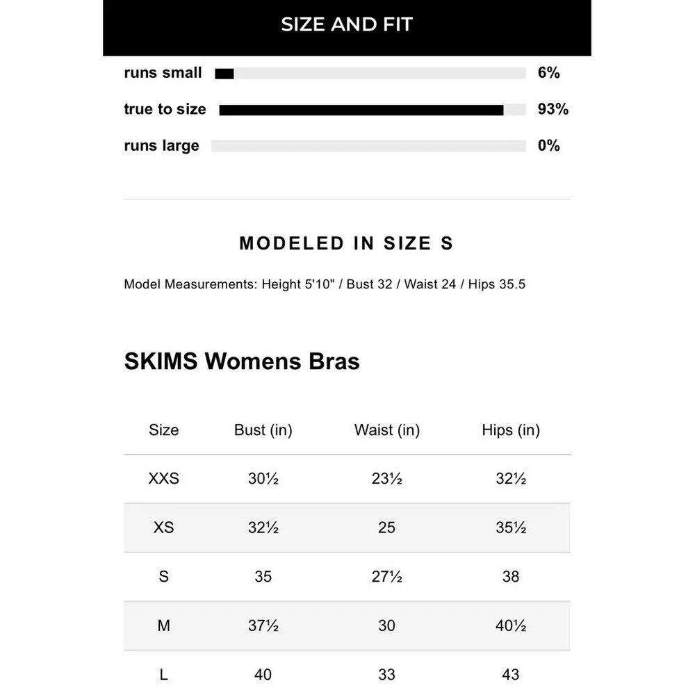 Skims Fits Everybody Triangle Bralette Size S - Picture 3 of 11